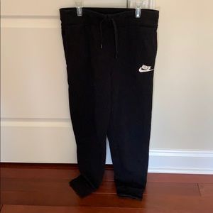 Girls Black Nike Joggers